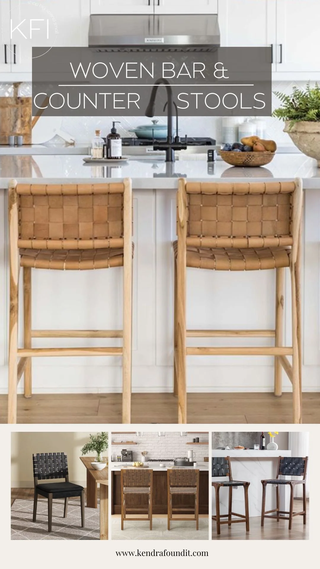 Woven Leather Bar Woven Bar Stools Canada Nathan James Cohen 24